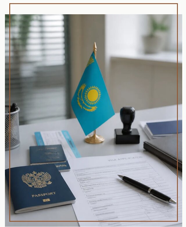 Оформление визы в Казахстан для поездки и работы в Морозовске